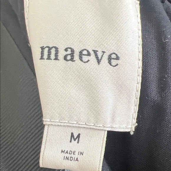 Anthropologie MAEVE 3-D Brynne Butterfly Embellished Black Midi Dress - Picture 7 of 7